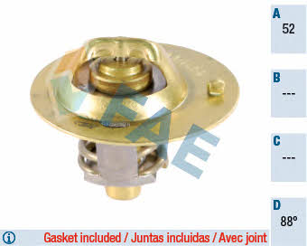 FAE 5320588 Thermostat, coolant 5320588: Buy near me in Poland at 2407.PL - Good price!
