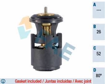FAE 5320680 Thermostat, coolant 5320680: Buy near me in Poland at 2407.PL - Good price!