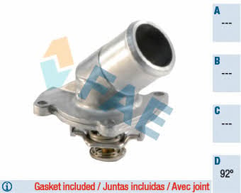 FAE 5320792 Thermostat, coolant 5320792: Buy near me in Poland at 2407.PL - Good price!