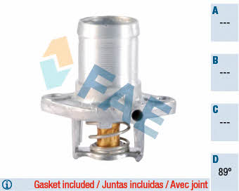 FAE 5321089 Thermostat, coolant 5321089: Buy near me in Poland at 2407.PL - Good price!