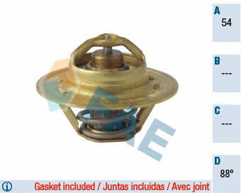 FAE 5321188 Thermostat, coolant 5321188: Buy near me in Poland at 2407.PL - Good price!