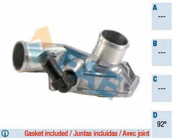 FAE 5321392 Thermostat, coolant 5321392: Buy near me in Poland at 2407.PL - Good price!