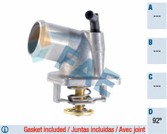 FAE 5321792 Thermostat, coolant 5321792: Buy near me in Poland at 2407.PL - Good price!