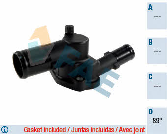FAE 5321889 Thermostat, coolant 5321889: Buy near me at 2407.PL in Poland at an Affordable price!