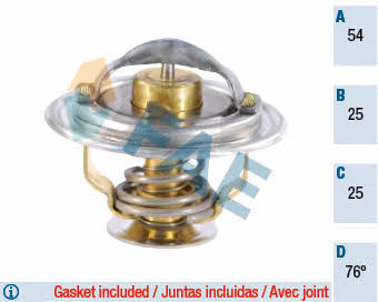 FAE 5322376 Thermostat, coolant 5322376: Buy near me in Poland at 2407.PL - Good price!