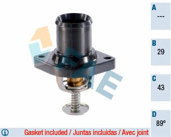 FAE 5322989 Thermostat, coolant 5322989: Buy near me in Poland at 2407.PL - Good price!