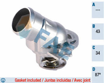 FAE 5323087 Thermostat, coolant 5323087: Buy near me in Poland at 2407.PL - Good price!