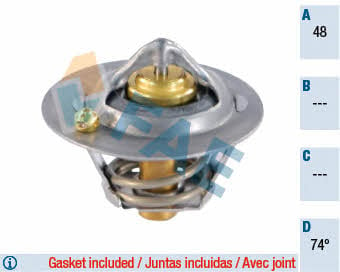 FAE 5323274 Thermostat, coolant 5323274: Buy near me in Poland at 2407.PL - Good price!