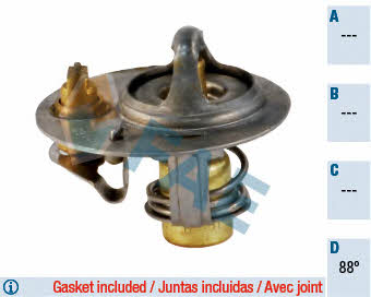 FAE 5324188 Thermostat, coolant 5324188: Buy near me in Poland at 2407.PL - Good price!
