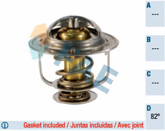 FAE 5324382 Thermostat, coolant 5324382: Buy near me in Poland at 2407.PL - Good price!