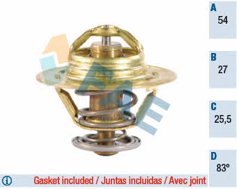 FAE 5330383 Thermostat, coolant 5330383: Buy near me in Poland at 2407.PL - Good price!