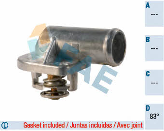 FAE 5331383 Thermostat, coolant 5331383: Buy near me in Poland at 2407.PL - Good price!