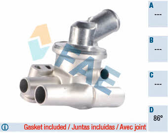 FAE 5331486 Thermostat, coolant 5331486: Buy near me in Poland at 2407.PL - Good price!