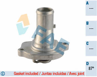 FAE 5331887 Thermostat, coolant 5331887: Buy near me in Poland at 2407.PL - Good price!