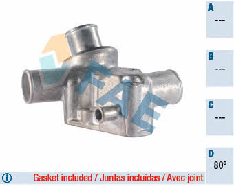 FAE 5332880 Thermostat, coolant 5332880: Buy near me in Poland at 2407.PL - Good price!