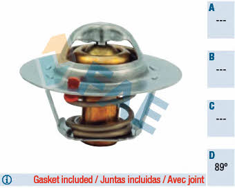 FAE 5334489 Thermostat, coolant 5334489: Buy near me in Poland at 2407.PL - Good price!