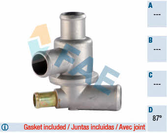 FAE 5334587 Thermostat, coolant 5334587: Buy near me in Poland at 2407.PL - Good price!