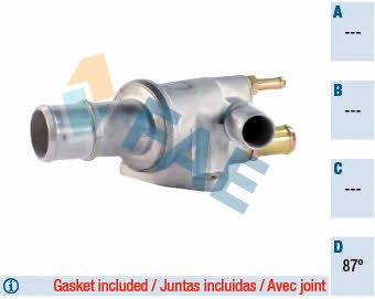 FAE 5335587 Thermostat, coolant 5335587: Buy near me in Poland at 2407.PL - Good price!