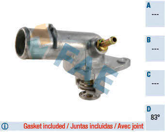 FAE 5336983 Thermostat, coolant 5336983: Buy near me in Poland at 2407.PL - Good price!