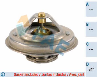 FAE 5338784 Thermostat, coolant 5338784: Buy near me in Poland at 2407.PL - Good price!
