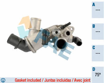 FAE 5340275 Thermostat, coolant 5340275: Buy near me in Poland at 2407.PL - Good price!