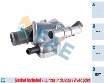 FAE 5340988 Thermostat, coolant 5340988: Buy near me in Poland at 2407.PL - Good price!
