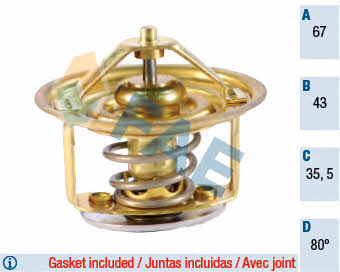 FAE 5342580 Thermostat, coolant 5342580: Buy near me in Poland at 2407.PL - Good price!