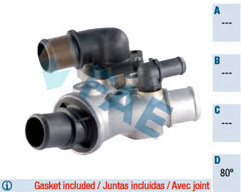 FAE 5343980 Thermostat, coolant 5343980: Buy near me in Poland at 2407.PL - Good price!