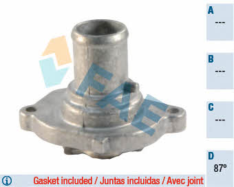 FAE 5344487 Thermostat, coolant 5344487: Buy near me in Poland at 2407.PL - Good price!