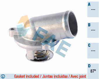 FAE 5345287 Thermostat, coolant 5345287: Buy near me in Poland at 2407.PL - Good price!