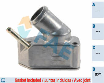 FAE 5345882 Thermostat, coolant 5345882: Buy near me in Poland at 2407.PL - Good price!