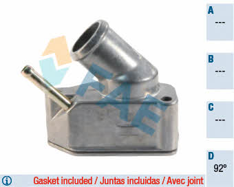 FAE 5345892 Thermostat, coolant 5345892: Buy near me in Poland at 2407.PL - Good price!