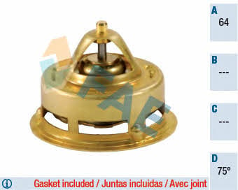 FAE 5346275 Thermostat, coolant 5346275: Buy near me in Poland at 2407.PL - Good price!