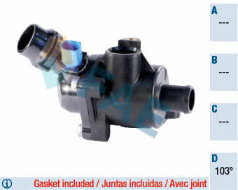 FAE 5348203 Thermostat, coolant 5348203: Buy near me in Poland at 2407.PL - Good price!
