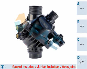 FAE 5348497 Thermostat, coolant 5348497: Buy near me in Poland at 2407.PL - Good price!