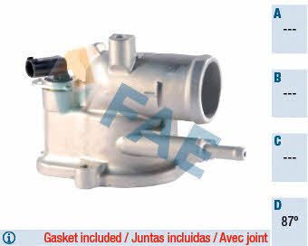 FAE 5349687 Thermostat, coolant 5349687: Buy near me in Poland at 2407.PL - Good price!