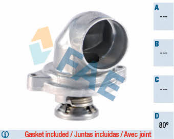 FAE 5349780 Thermostat, coolant 5349780: Buy near me in Poland at 2407.PL - Good price!