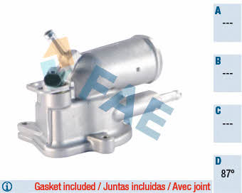 FAE 5349887 Thermostat, coolant 5349887: Buy near me in Poland at 2407.PL - Good price!