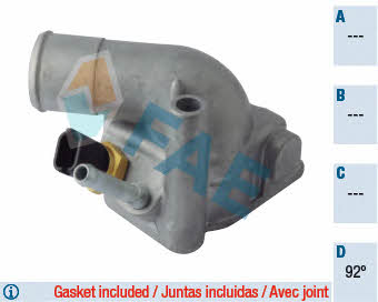 FAE 5351792 Thermostat, coolant 5351792: Buy near me in Poland at 2407.PL - Good price!