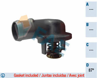 FAE 5352887 Thermostat, coolant 5352887: Buy near me in Poland at 2407.PL - Good price!