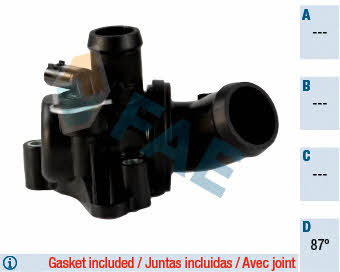 FAE 5352987 Thermostat, coolant 5352987: Buy near me in Poland at 2407.PL - Good price!