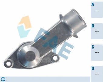 FAE 54326 Coolant pipe flange 54326: Buy near me in Poland at 2407.PL - Good price!