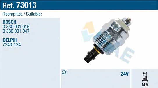 FAE 73013 Injection pump valve 73013: Buy near me in Poland at 2407.PL - Good price!
