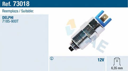 FAE 73018 Injection pump valve 73018: Buy near me in Poland at 2407.PL - Good price!