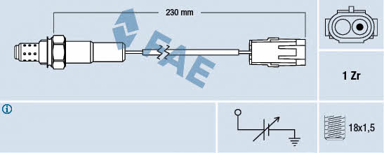 FAE 77103 Sonda lambda 77103: Dobra cena w Polsce na 2407.PL - Kup Teraz!