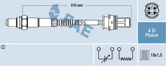 FAE 77279 Lambda sensor 77279: Buy near me at 2407.PL in Poland at an Affordable price!