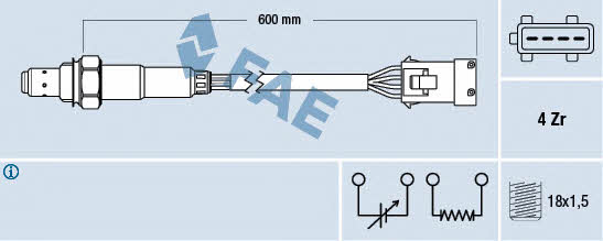 FAE 77281 Sonda lambda 77281: Dobra cena w Polsce na 2407.PL - Kup Teraz!