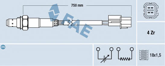 FAE 77293 Sonda lambda 77293: Dobra cena w Polsce na 2407.PL - Kup Teraz!