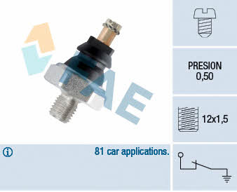 FAE 10200 Oil pressure sensor 10200: Buy near me in Poland at 2407.PL - Good price!