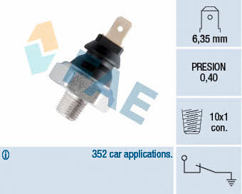 FAE 11060 Oil pressure sensor 11060: Buy near me in Poland at 2407.PL - Good price!